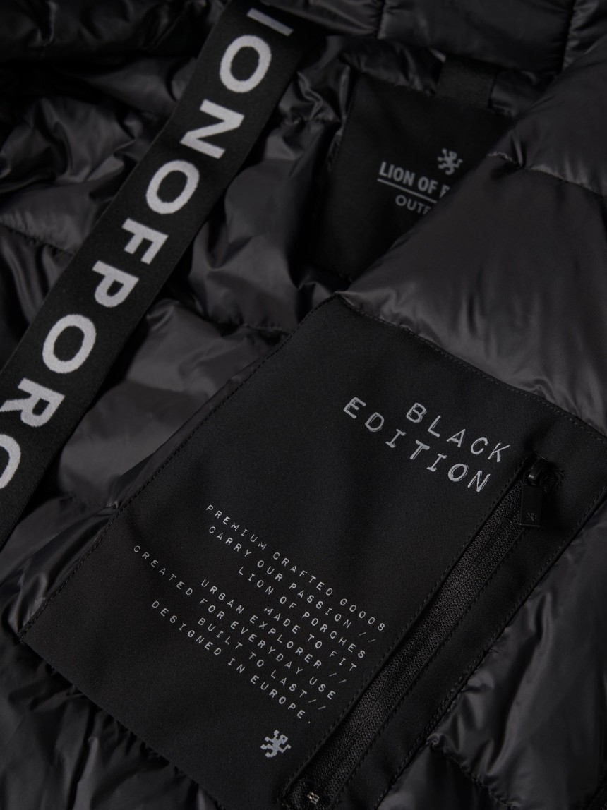Parka acolchoada com capuz