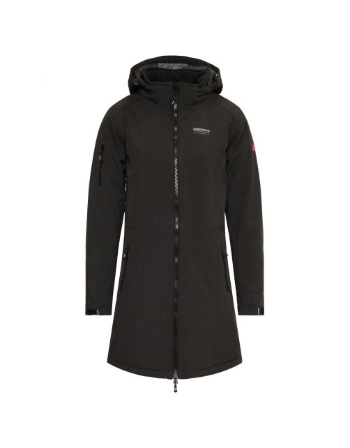 Nord Berg Padded Softshell Gitte Dames Zwart - Vrijetijdskleding