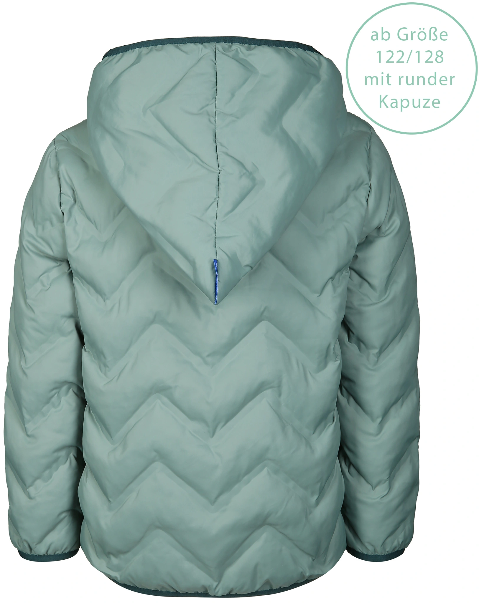 Steppjacke VANUKAS AIR mit Zipfelkapuze in green/deep teal