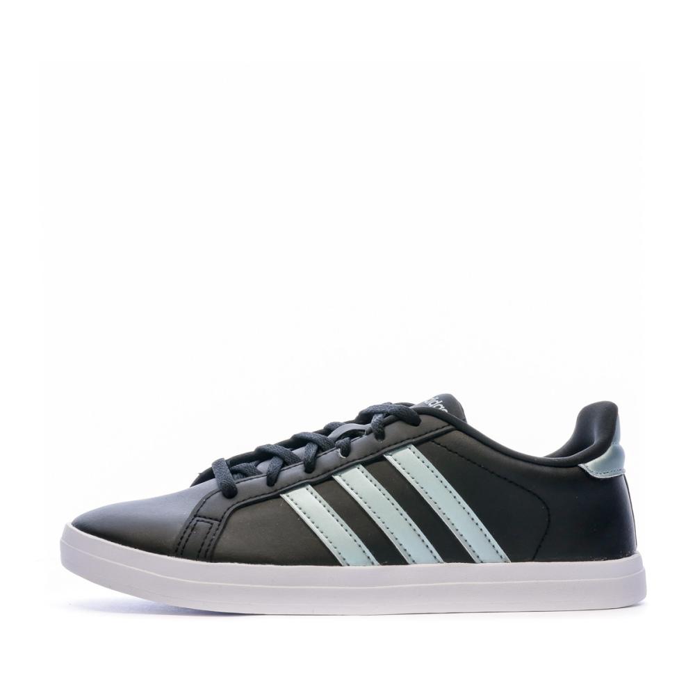Adidas Baskets Noires Femme Adidas Courtpoint