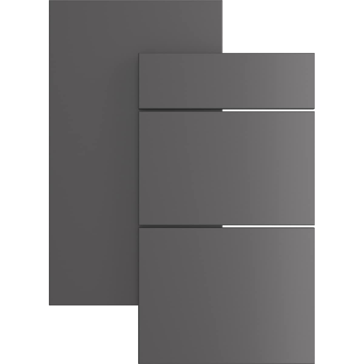 Epoq Pure Matt dekkside til kjøkkenøy 98 (matt graphite)