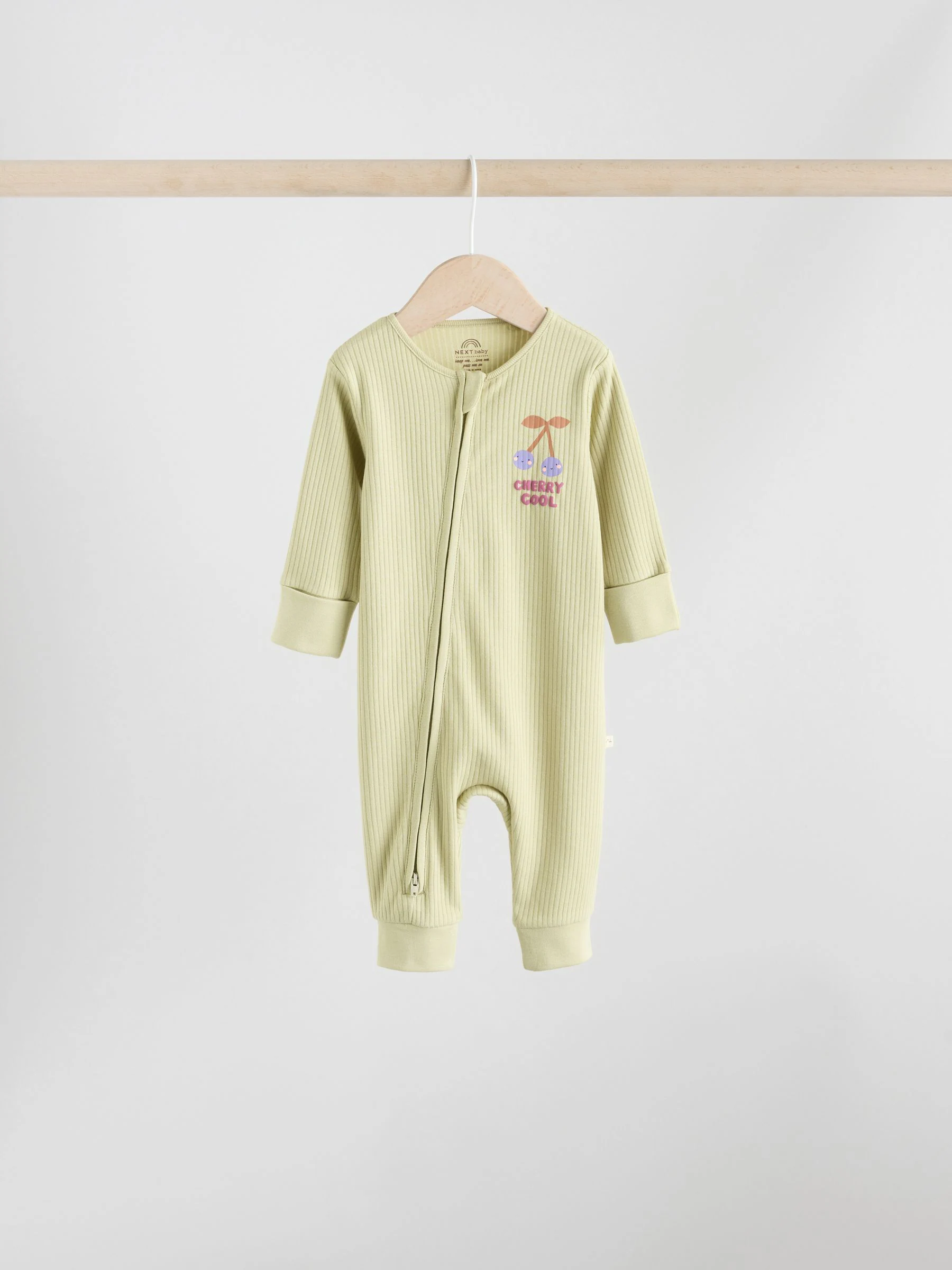 Meerkleurig met bloemenprint - Verpakking van 3 babyslaappakjes met tweewegrits (0 mnd - 3 jr)