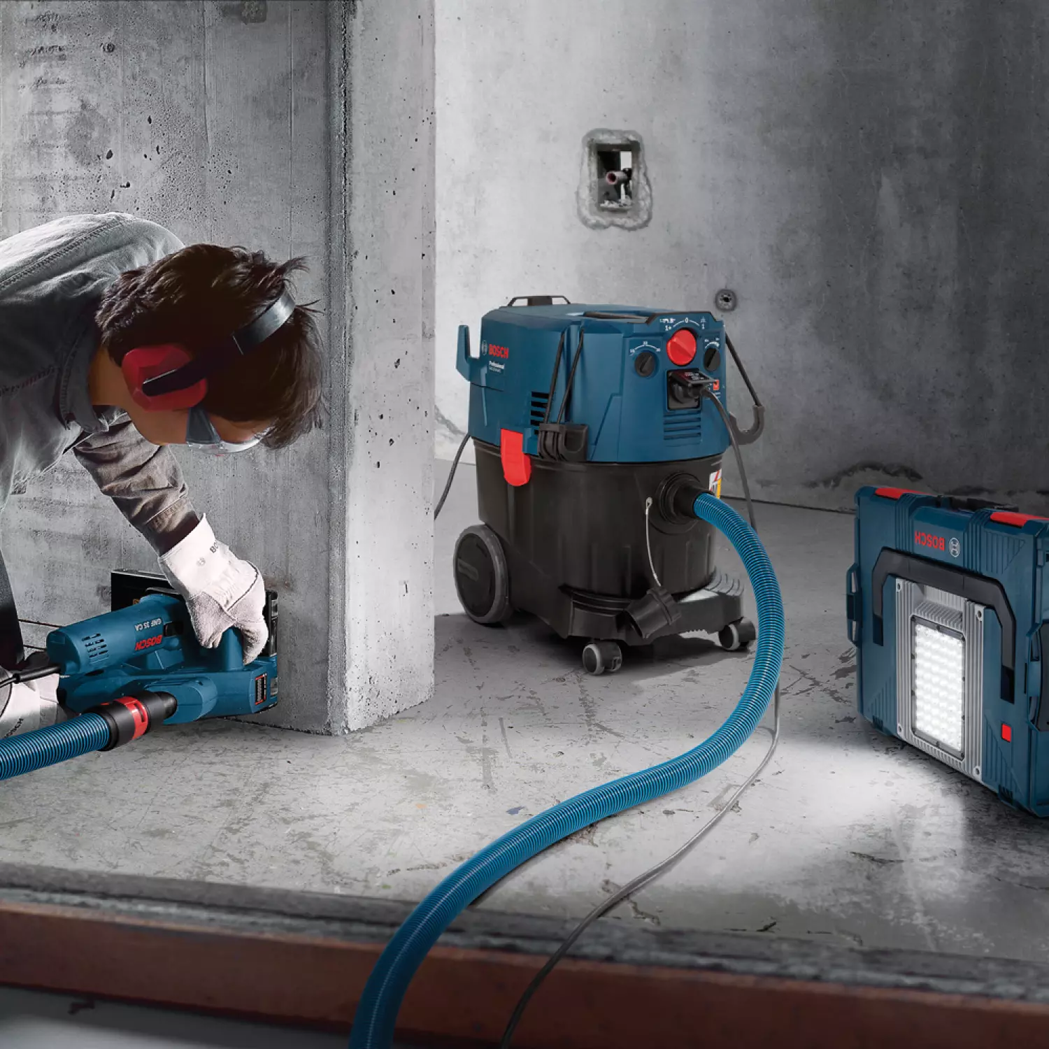 Bosch GAS 35 M AFC Bouwstofzuiger - 1380W - M-klasse - 35L