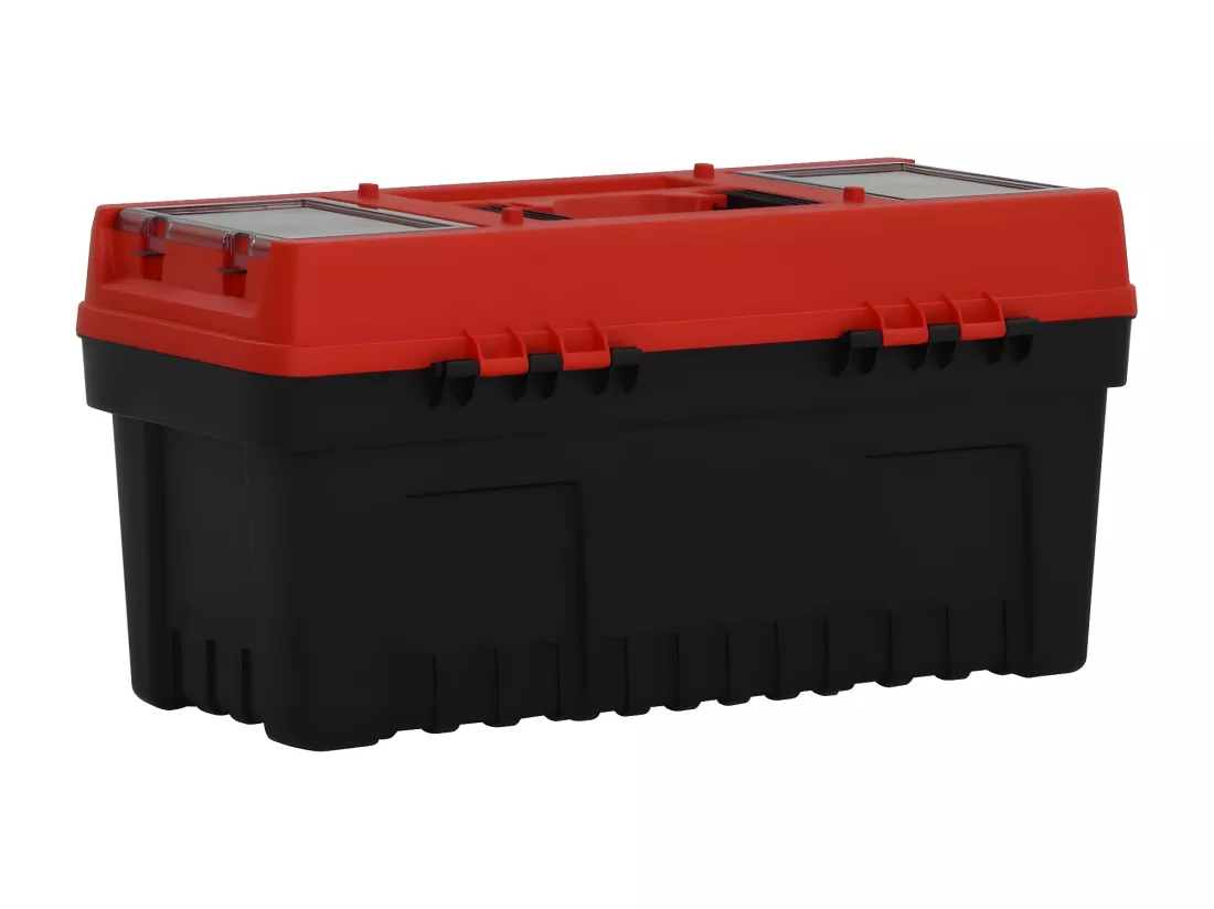 Prolenta Premium - Ensemble de boîte à outils 2 pcs Noir et rouge Polypropylène