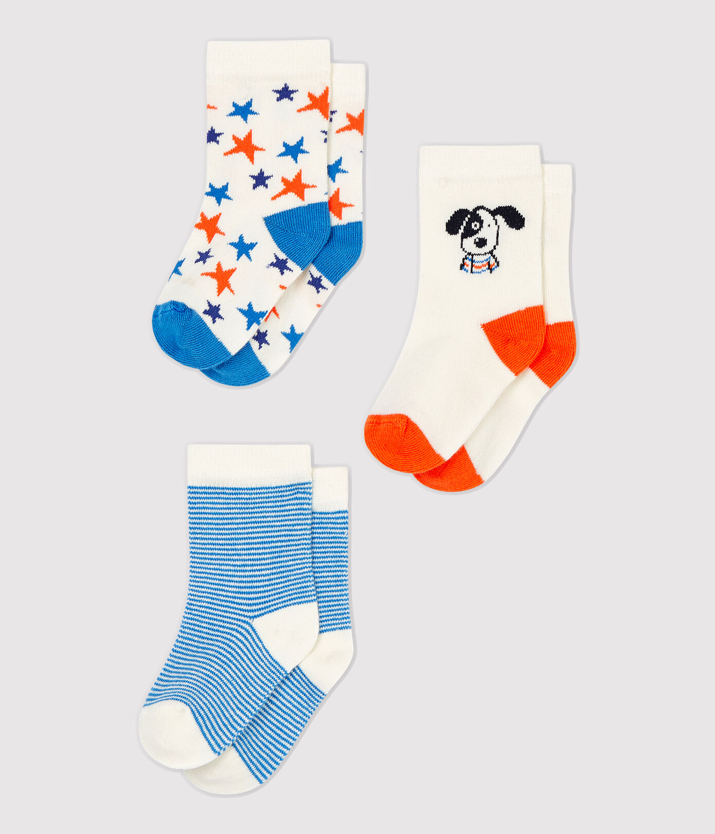 Lot de 3 paires de chaussettes bébé