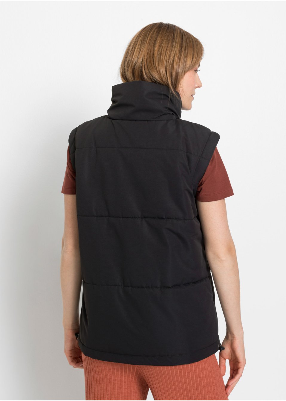 Veste matelassée sans manches avec polyester recyclé