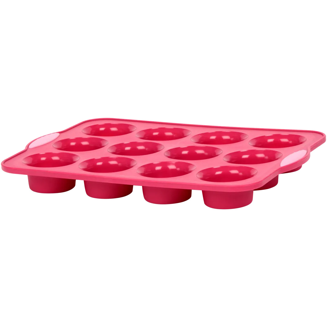 Siliconen cupcakevorm 34 x 24,5 x 3,5 cm | diverse kleuren