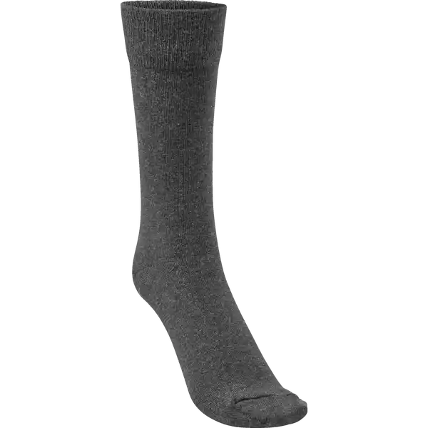 Herren Casualsocke Doppelpack uni Streifen anthrazit Gr. 39 / 42