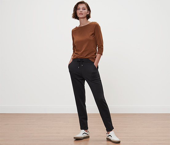 Shirt mit 3/4-Arm, cognac