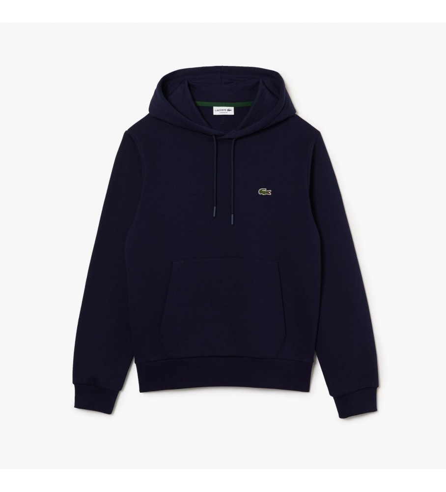 Moletom Lacoste Polo Classic Fit tamanho G (12, 12) azul marinho
