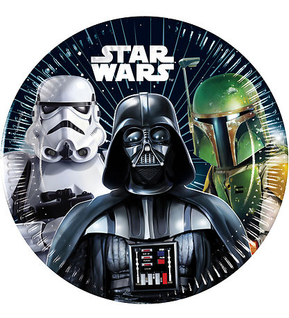 Decorata Party Pappteller - 8er-Pack - 23 cm - Star Wars Galaxy