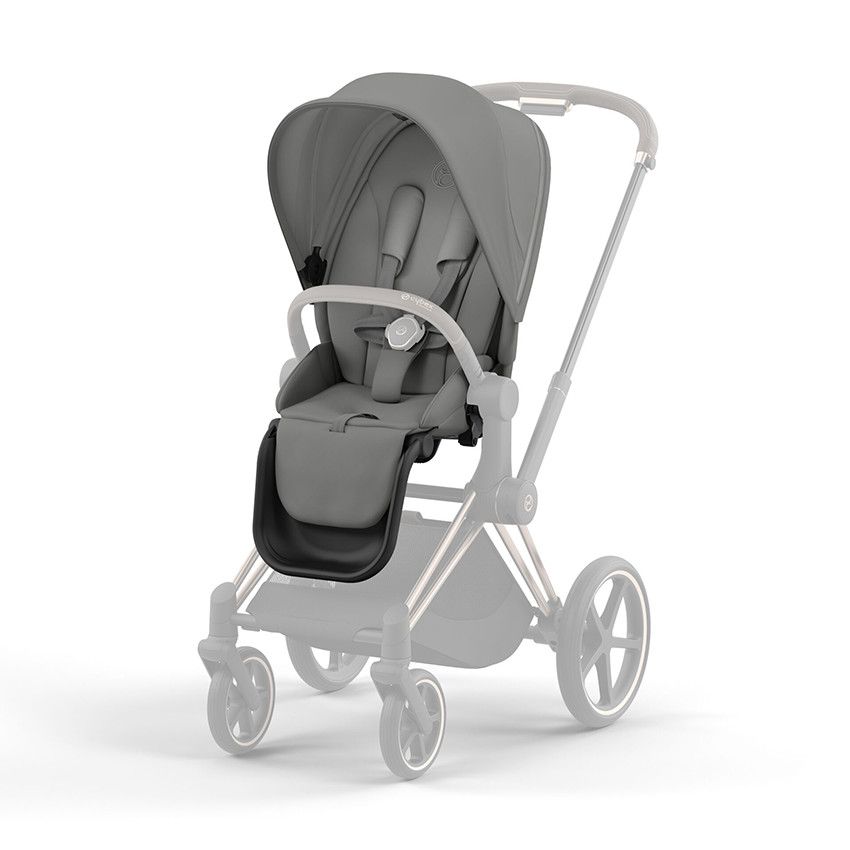 Habillage de siège pour poussette Priam 4/e-Priam 2 mirage grey - Ecru