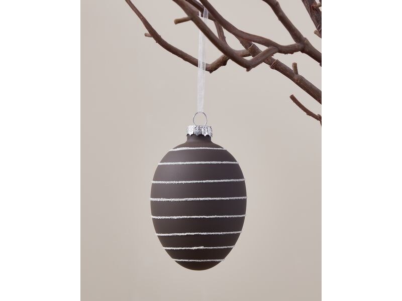 EGLO Aufhänger Fintry 3 Stück, Beige/Crème/Taupe Ostereier zum Aufhängen