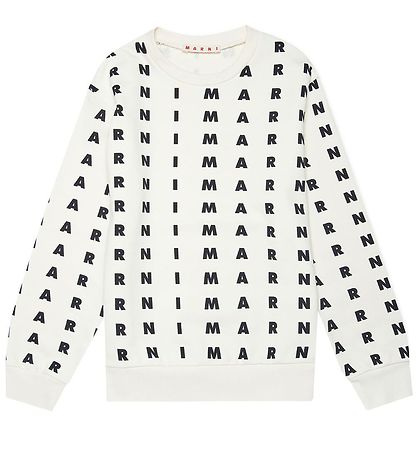 Marni Sweatshirt - Beige m. Schwarz