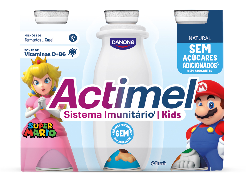 IOGURTE INFANTIL ACTIMEL NATURAL NAS 6X100G