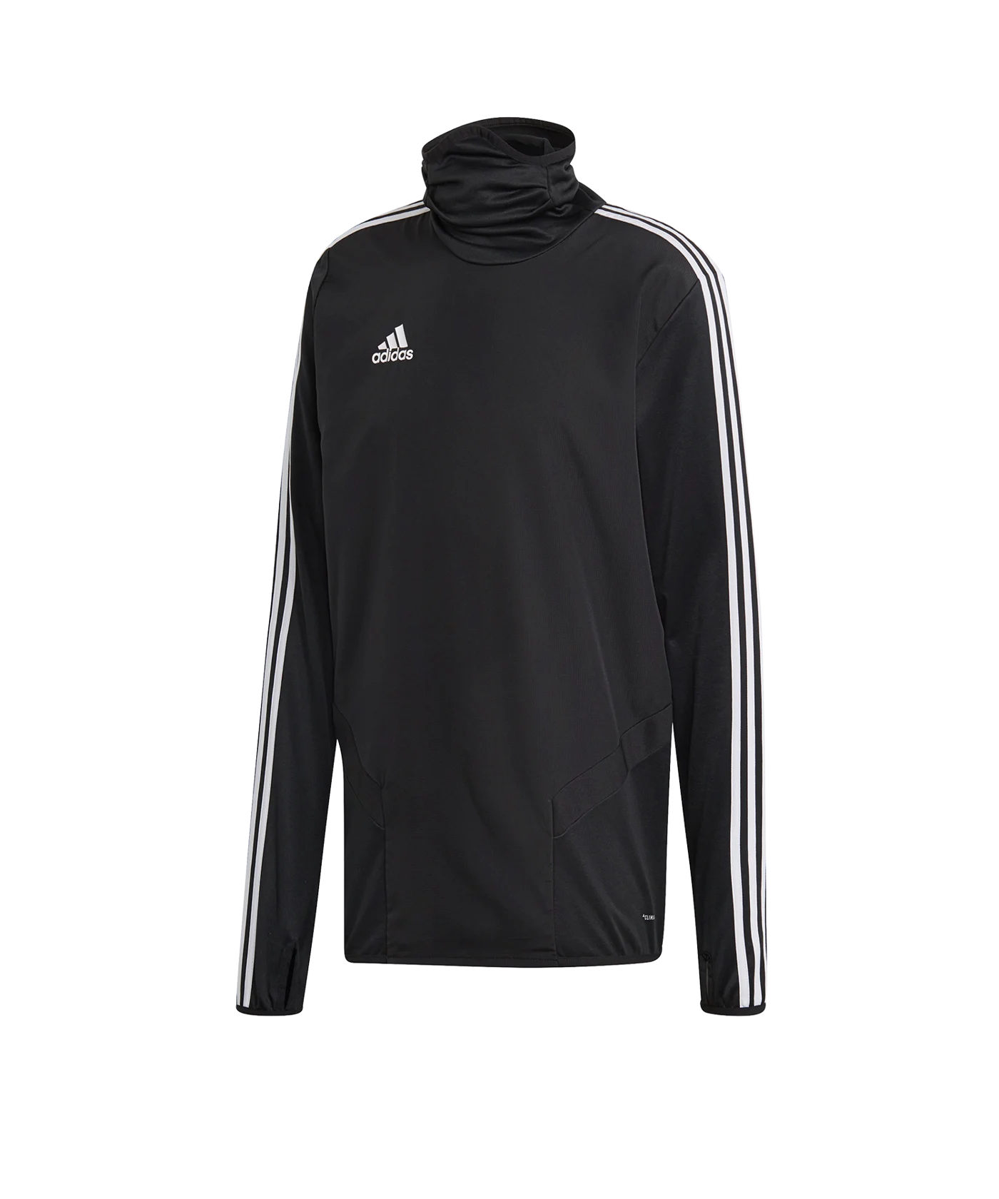 adidas Tiro 19 Warm Top Sweatshirt Schwarz Weiss