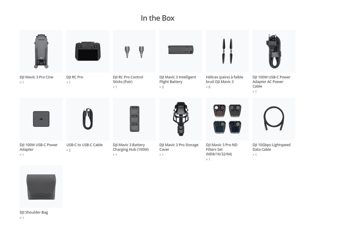 DJI - Mavic 3 Pro Cine Premium Combo