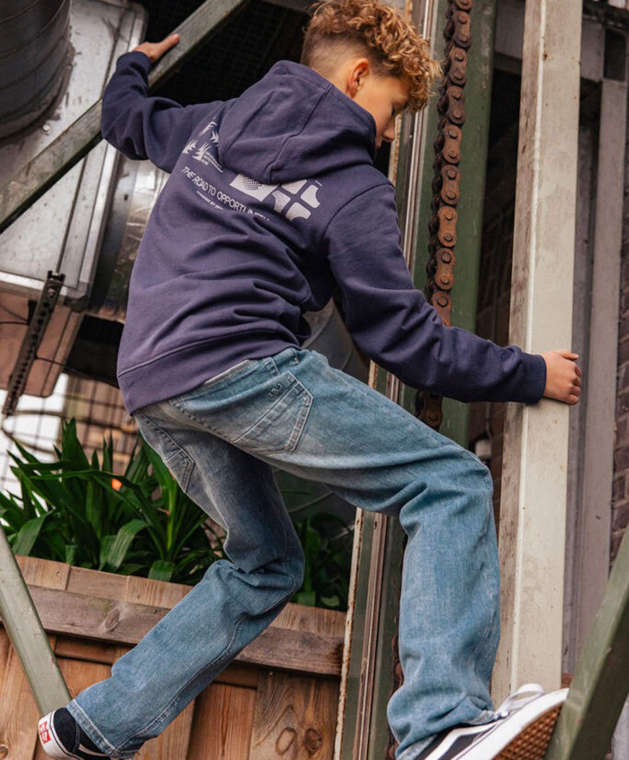 Indian Blue Jeans Jongens hoodie paars