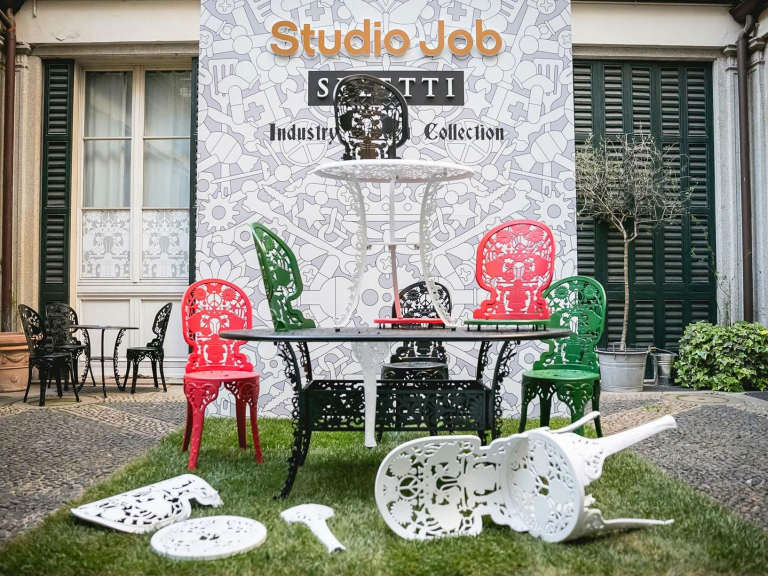 Seletti Industry Garden tuintafel 70 zwart