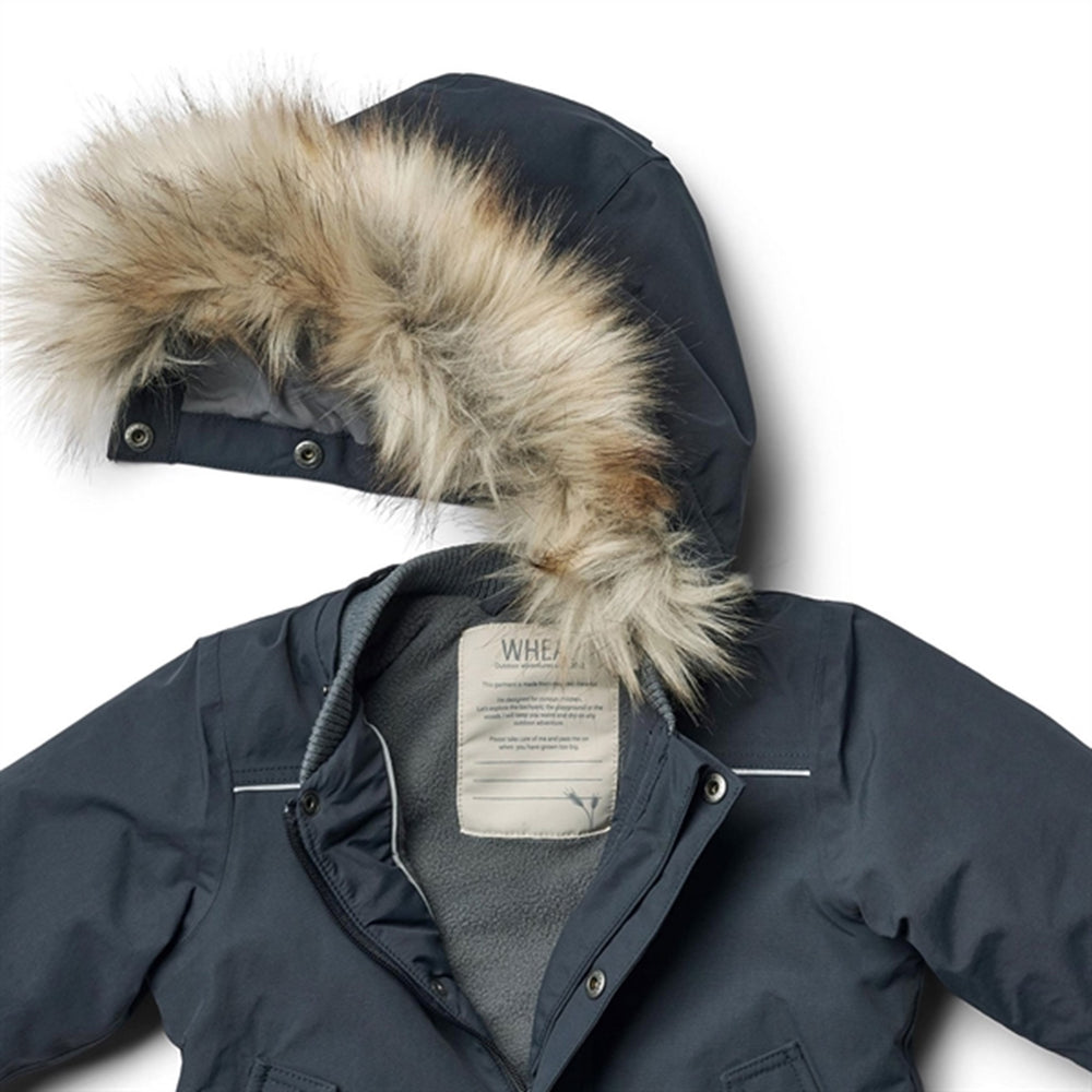 Jakke Kasper Tech Dark Blue - Wheat → Luksusbaby.dk
