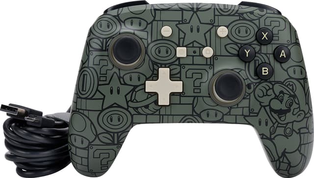 PowerA Enhanced Wired controller til Nintendo Switch (Grå)