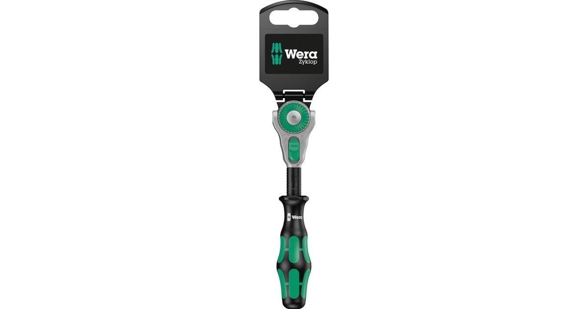 Wera8000 A SB Zyklop Speed ratel met 1/4