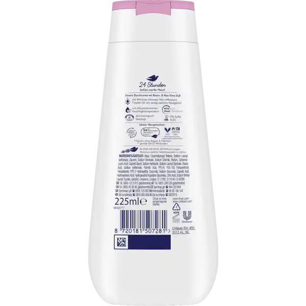 Duschcreme Summer Care Limited Edition mit Rosen- & Aloe Vera Duft