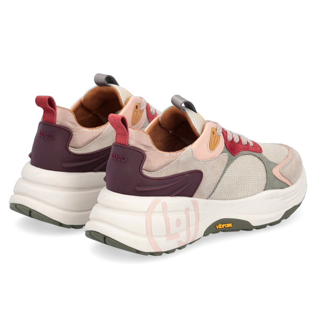 Liu-Jo Sneakers Nohala beige/écru/fuchsia