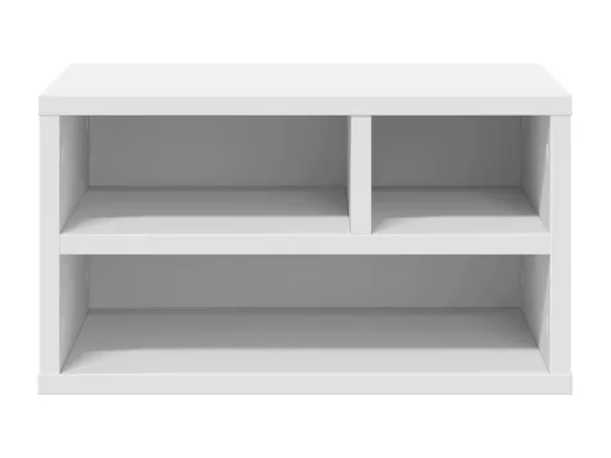 Support d'imprimante blanc 40x32x22,5 cm bois d'ingénierie
