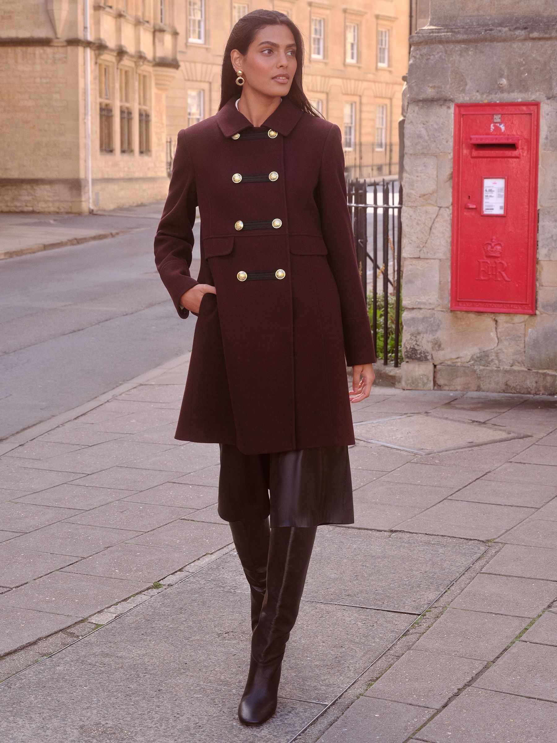 Bessenrood - Love & Roses - Militaire jas