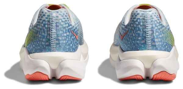 Chaussures Running Hoka One One Mach X Bleu Vert Femme