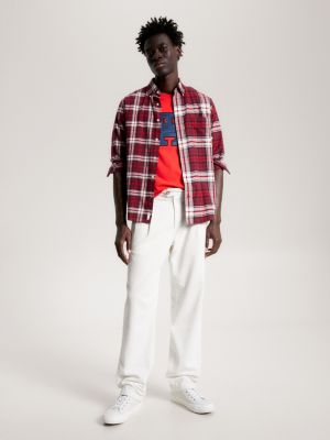 Camisa Tommy Tartan Blocked Regular Fit