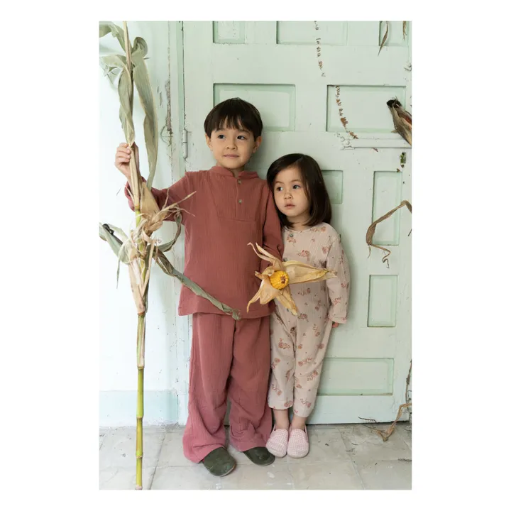 Risu Risu Pyjama Deli Double Gaze | Rose