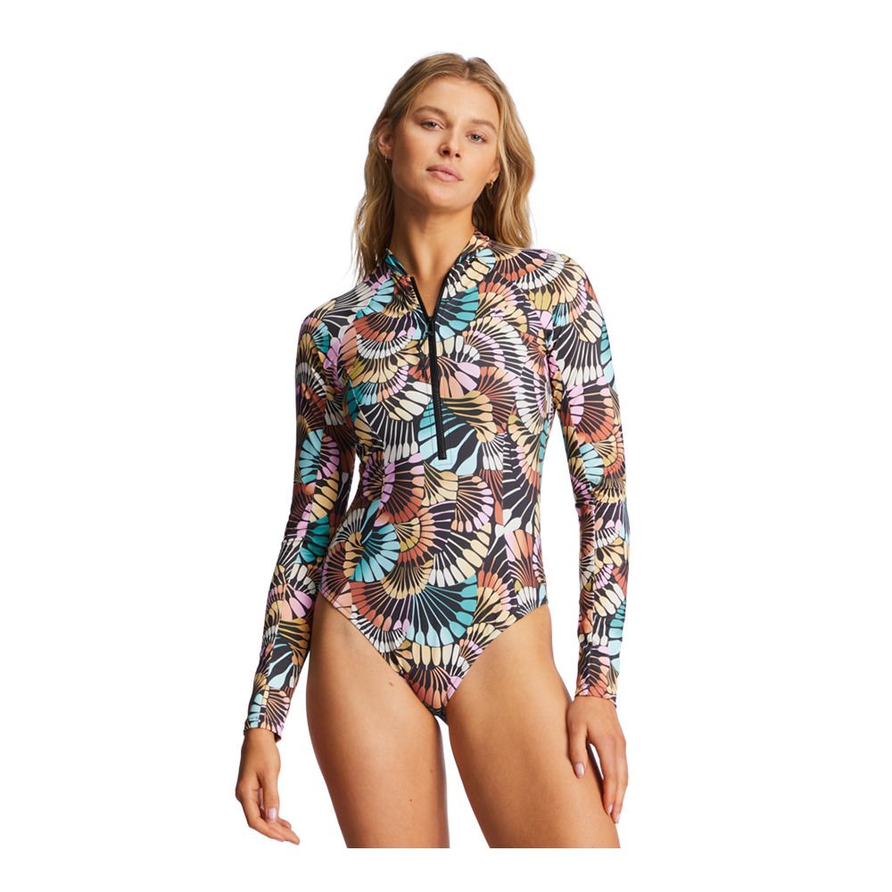 Billabong A/DIV BIARRITZ - Maillot de bain 1 pièce Femme black multi 2