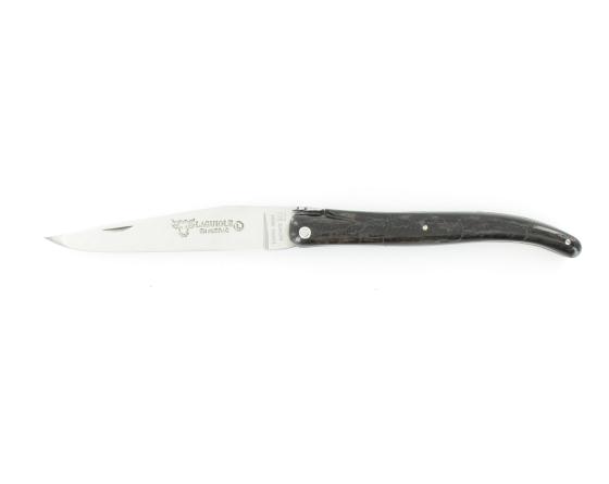 Laguiole 12 cm Plein Manche Croûte de Buffle Couteau de poche par Laguiole en Aubrac