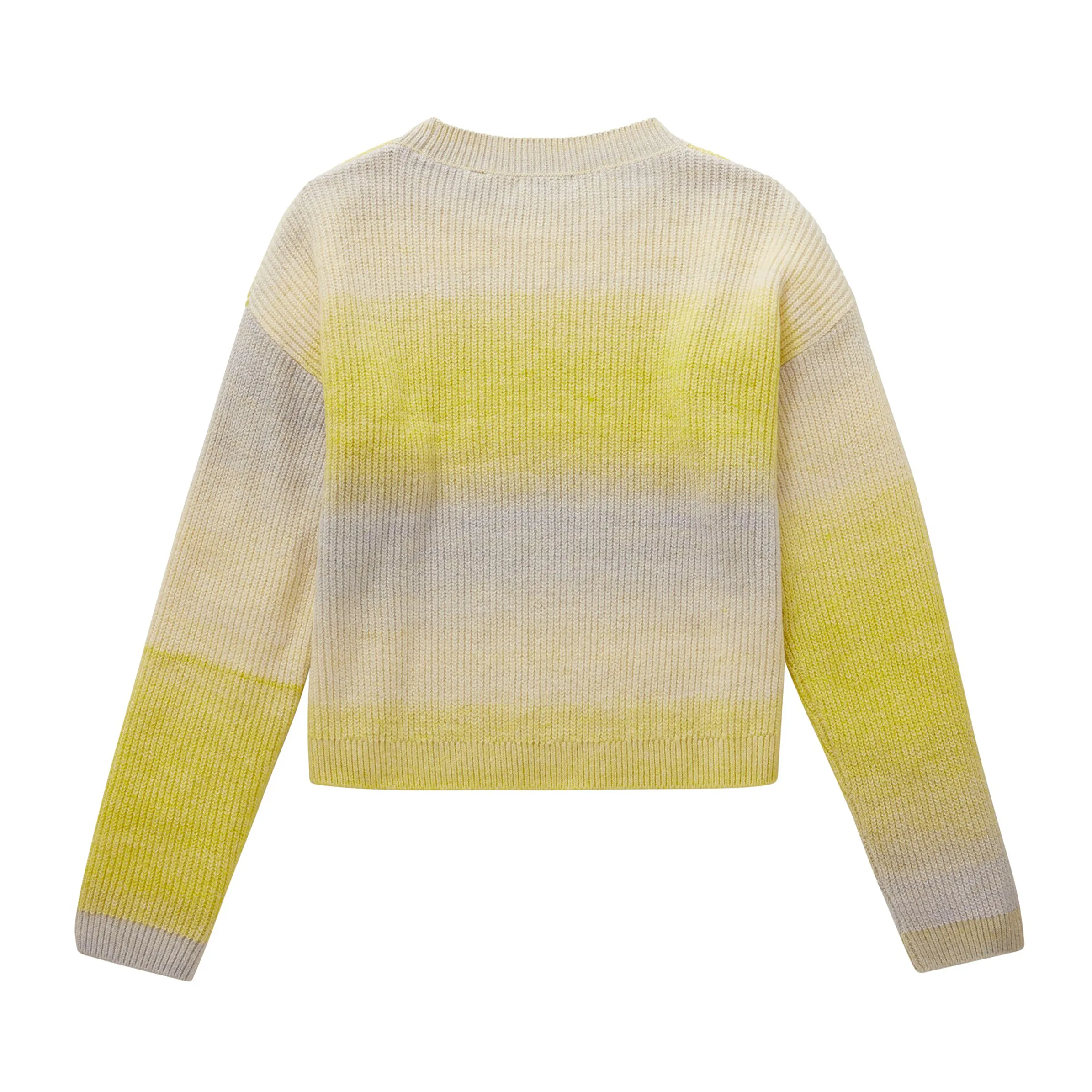 Mädchen Strickpullover in Cropped Optik