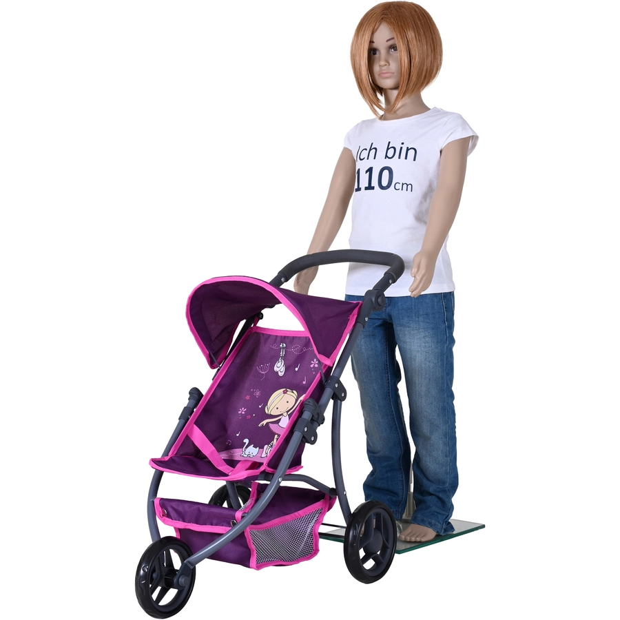 knorr toys® Puppenbuggy Lio NICI Miniclara lila