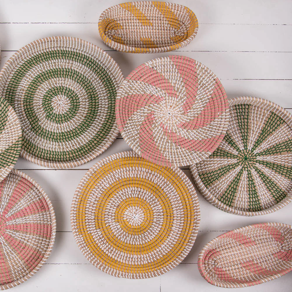 Set de 3 coupes jonc Jaune Table passion