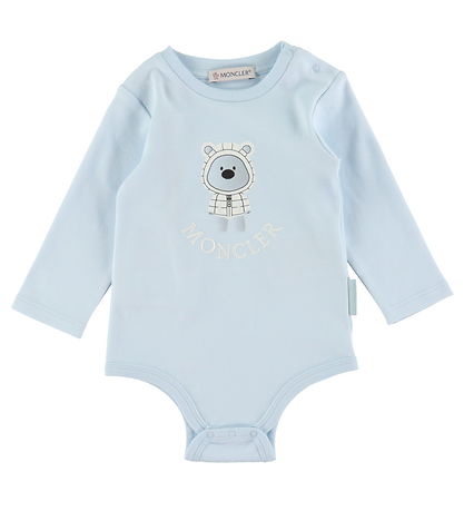 Moncler S?t - Hue/Savlesm?k/Body l/æ - LyseBlå m. Bamse