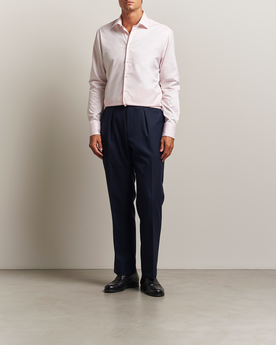 Stenströms Regular Fit Cut Away Shirt Pink