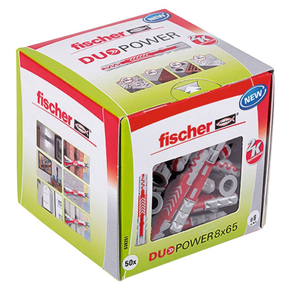 UNIVERSALPLUGG FISCHER DUOPOWER 8X65 LD 50STK