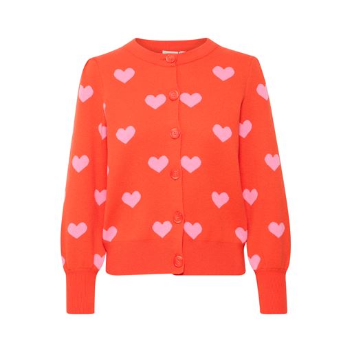 Ichi Brielle Cardigan, Orange.com, XS