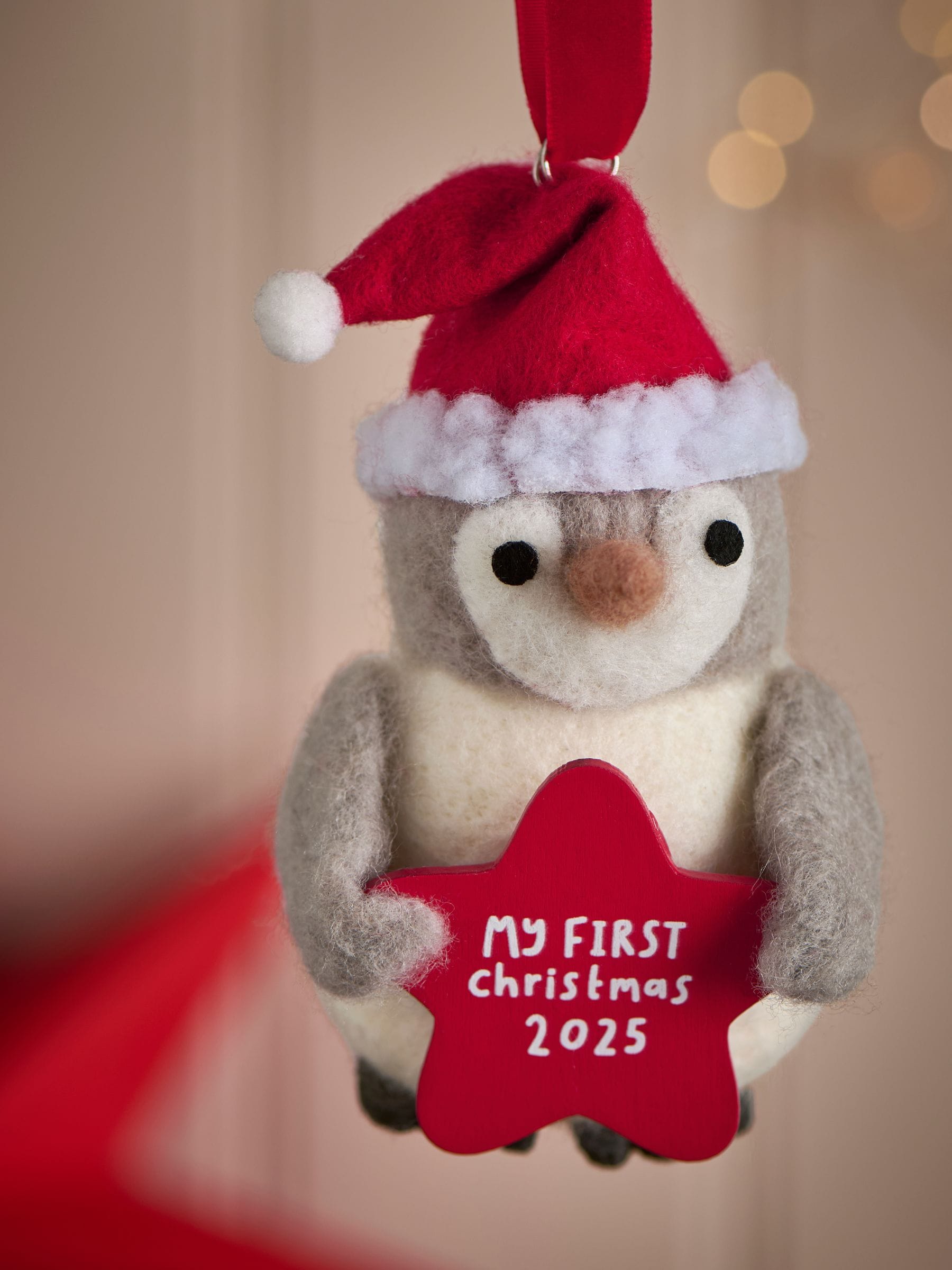 Penguin Babys First Christmas 2025 Bauble