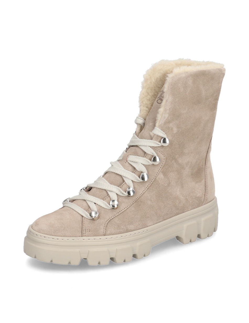Veloursleder Schnürboot
