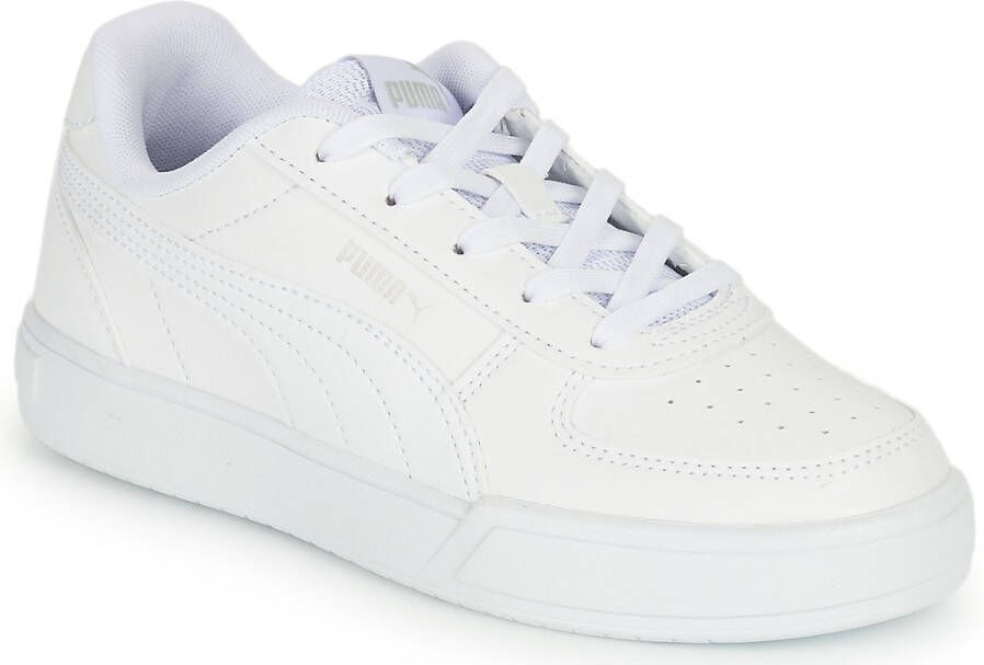 PUMA Caven Sneakers Wit Grijs Kinderen Back To School