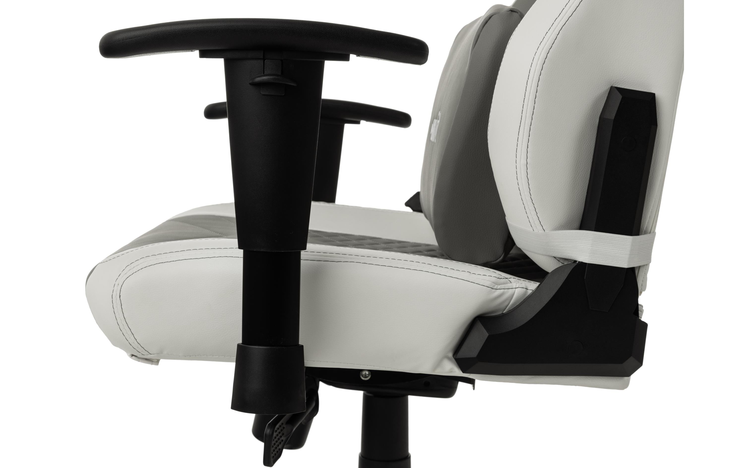 Gaming-Stuhl Weiss/Grau<br>Ergonomischer Stuhl für lange Gaming-Sessions und Arbeitstage