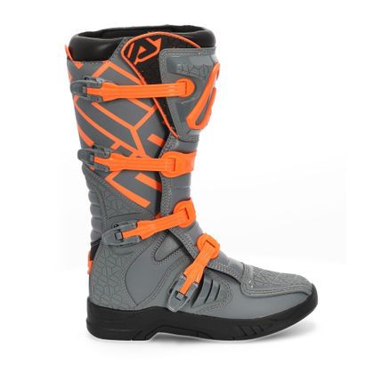 Bottes cross Acerbis X-TEAM GREY ORANGE 2023 - Gris / Orange