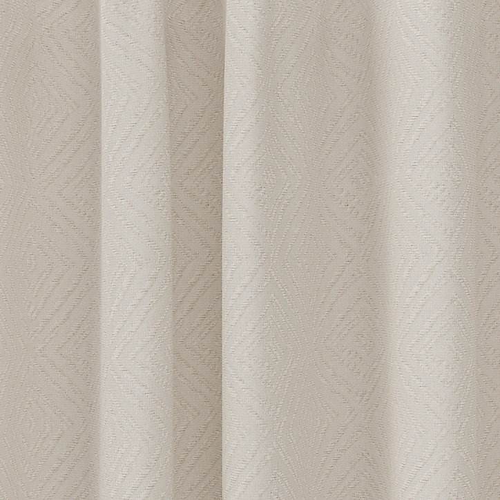 Rideau intérieur effet jacquard ethnique beige GoodHome L. 260 cm x l. 140 cm