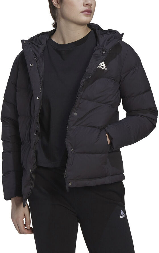 adidas Helionic Hooded Down jakke Sort