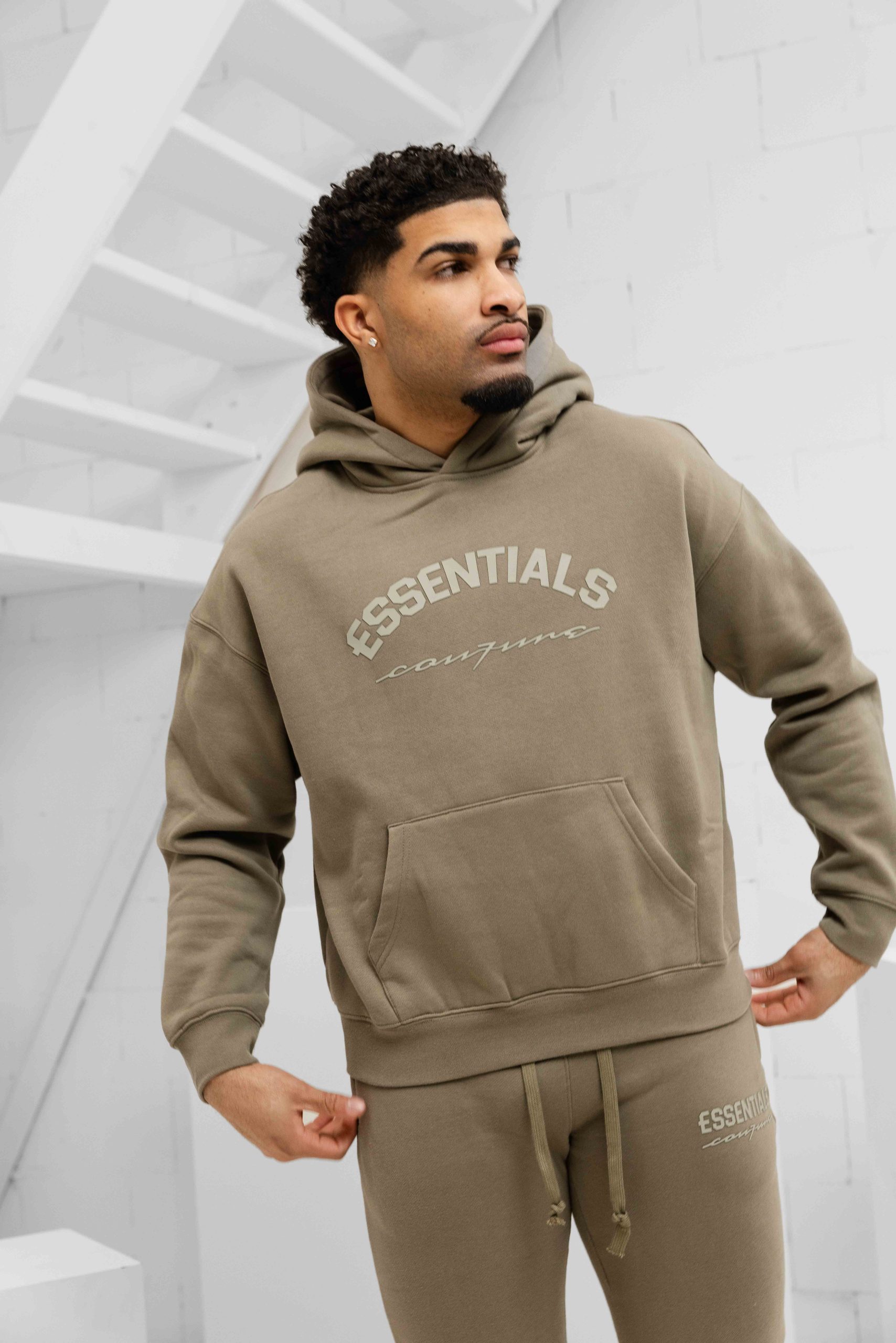 Cou7ure Essentials Basic Curve Trainingspak Heren Groen